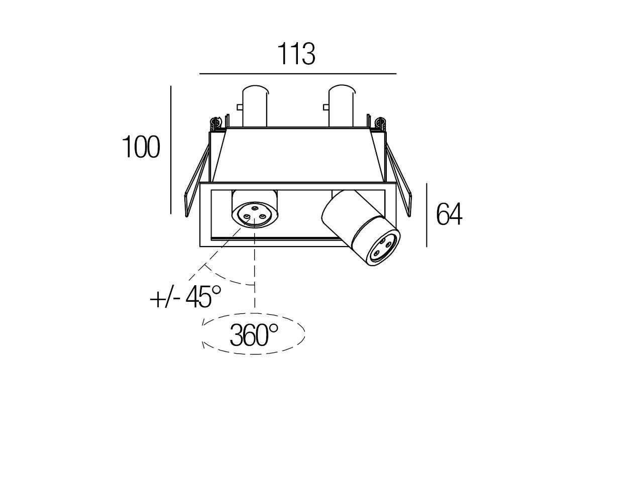 Регулируемый светодиодный прожектор Flexalighting MINILEDA QX120 ARCH-00035655 - Вид №2