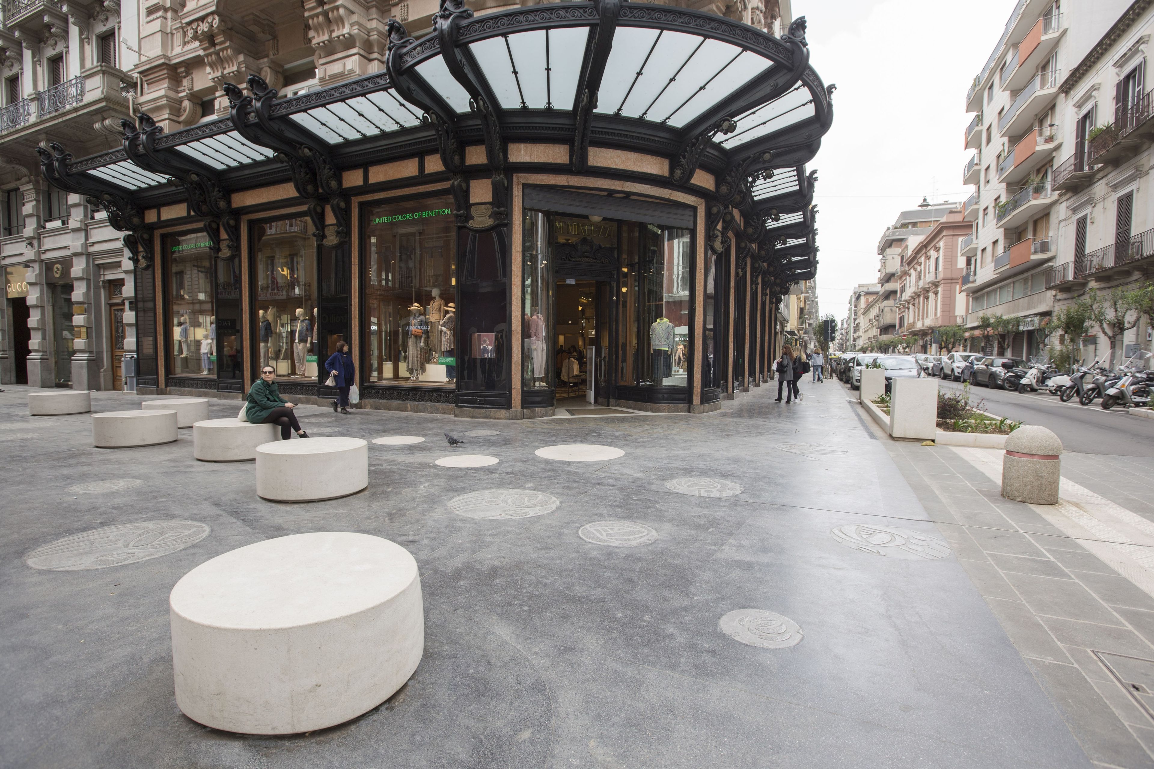 Бетонное наружное сиденье Viscio Urban Design Circle ARCH-00136005 - Вид №2