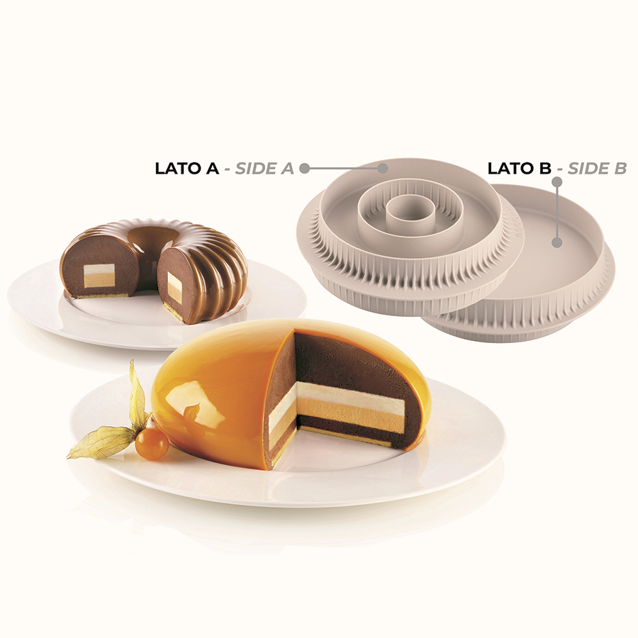 20.405.13.0065 Форма для приготовления тортов и пирожных multi-inserto round Silikomart  - Вид №8