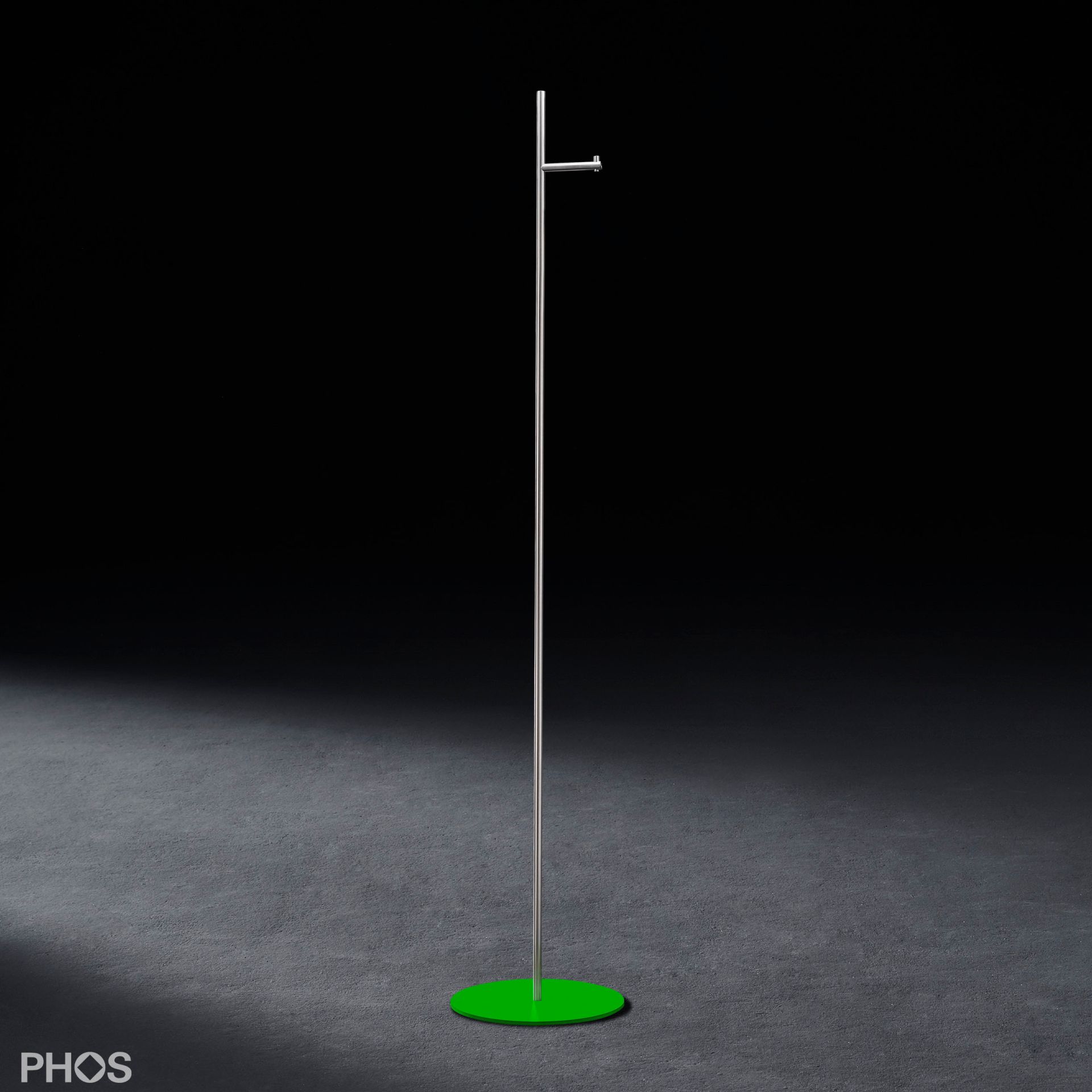 GSTS1S-BPGr Вешалка прямая 1s, основание: зеленое. PHOS 