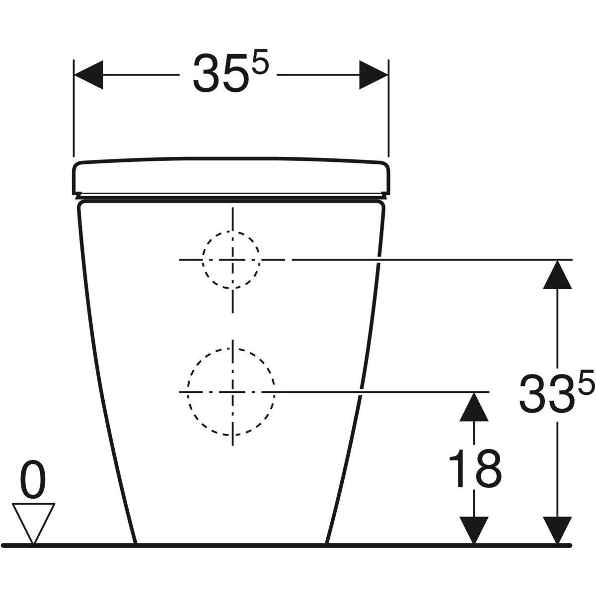 Туалет для ванной комнаты Geberit ICON ARCH-00055719 - Вид №2