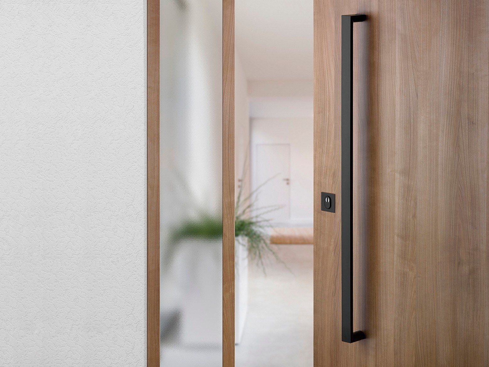 Металлическая ручка HOPPE MANIGLIONE LUNGO IN NERO OPACO ARCH-00114136