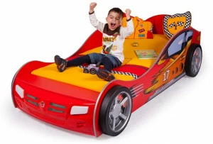 Кровать машина ABC-KING Champion (160*90) Красная