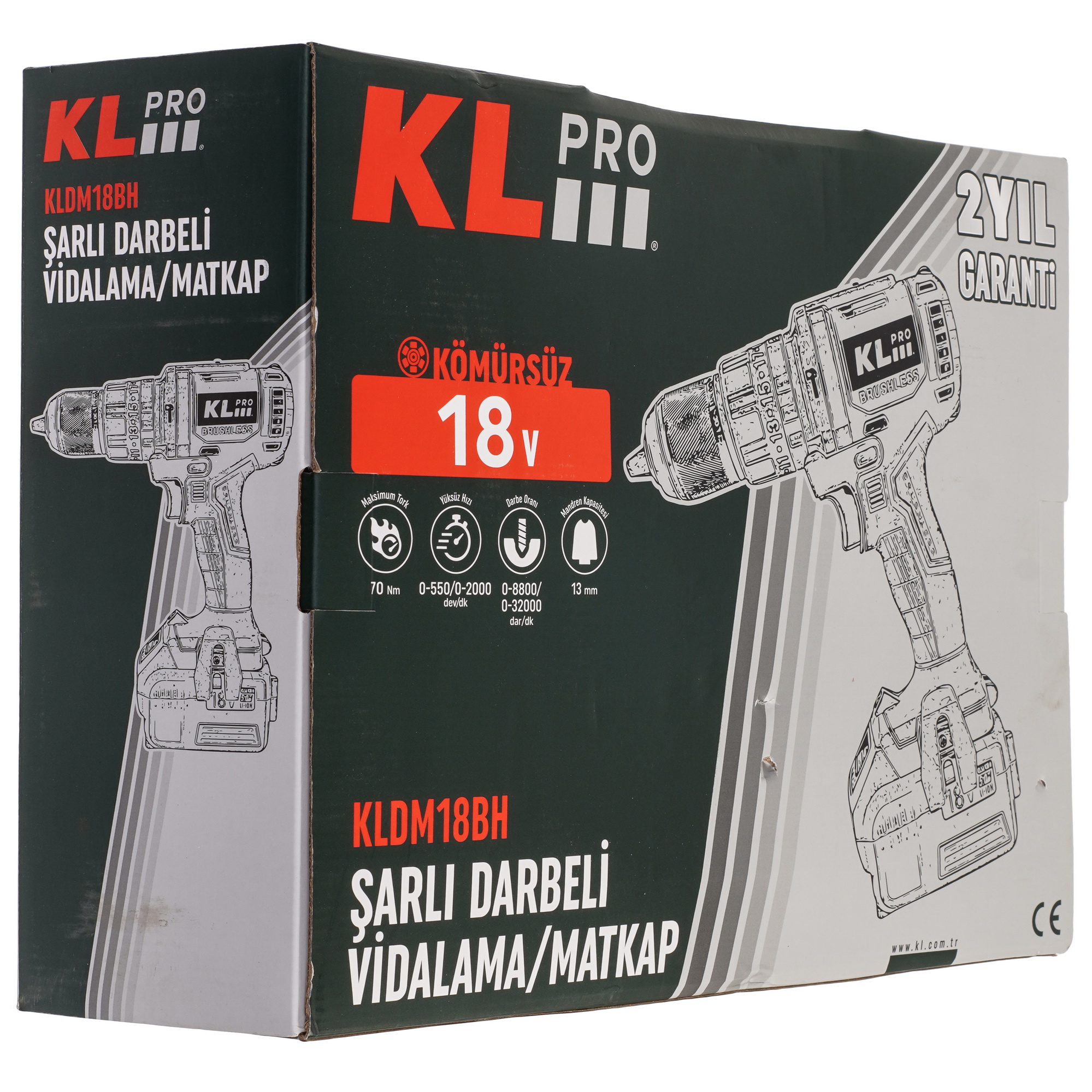 Дрель-шуруповерт KLPRO KLDM18BH-20 9154000 STDN-0086700 - Вид №8