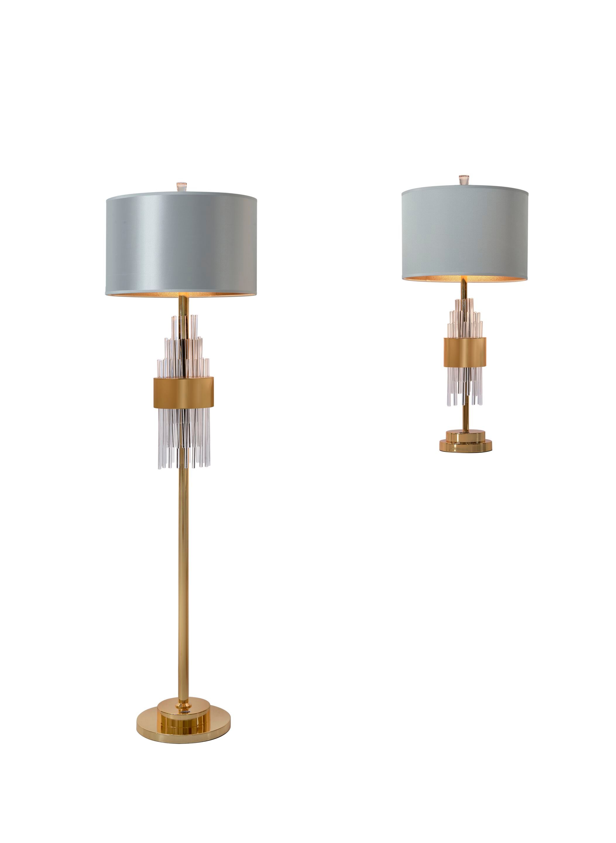 Настольная лампа из нержавеющей стали и стекла K-Lighting Oriente ARCH-00013296