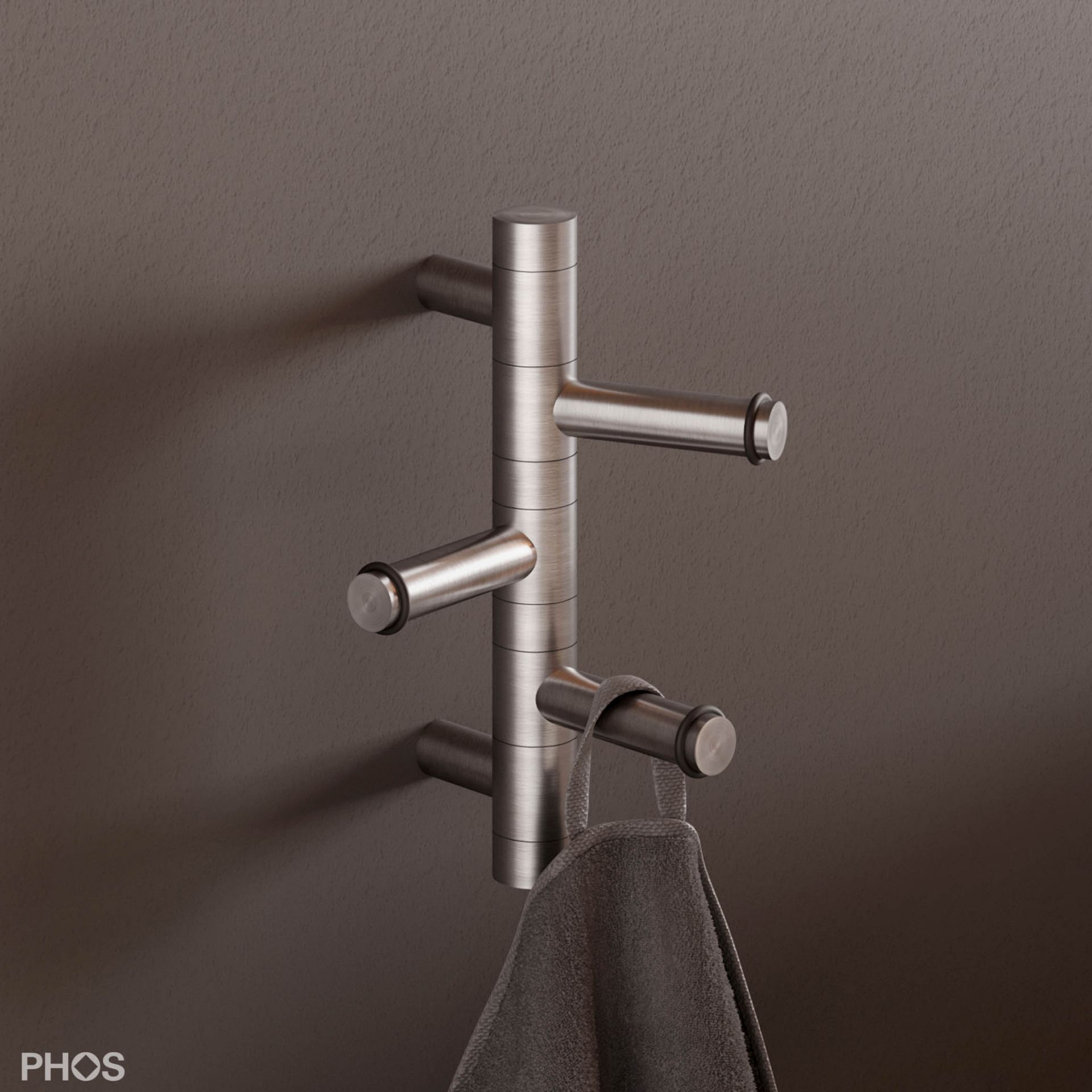 GH3-O Крючок для полотенец с 3 вращающимися крючками PHOS 