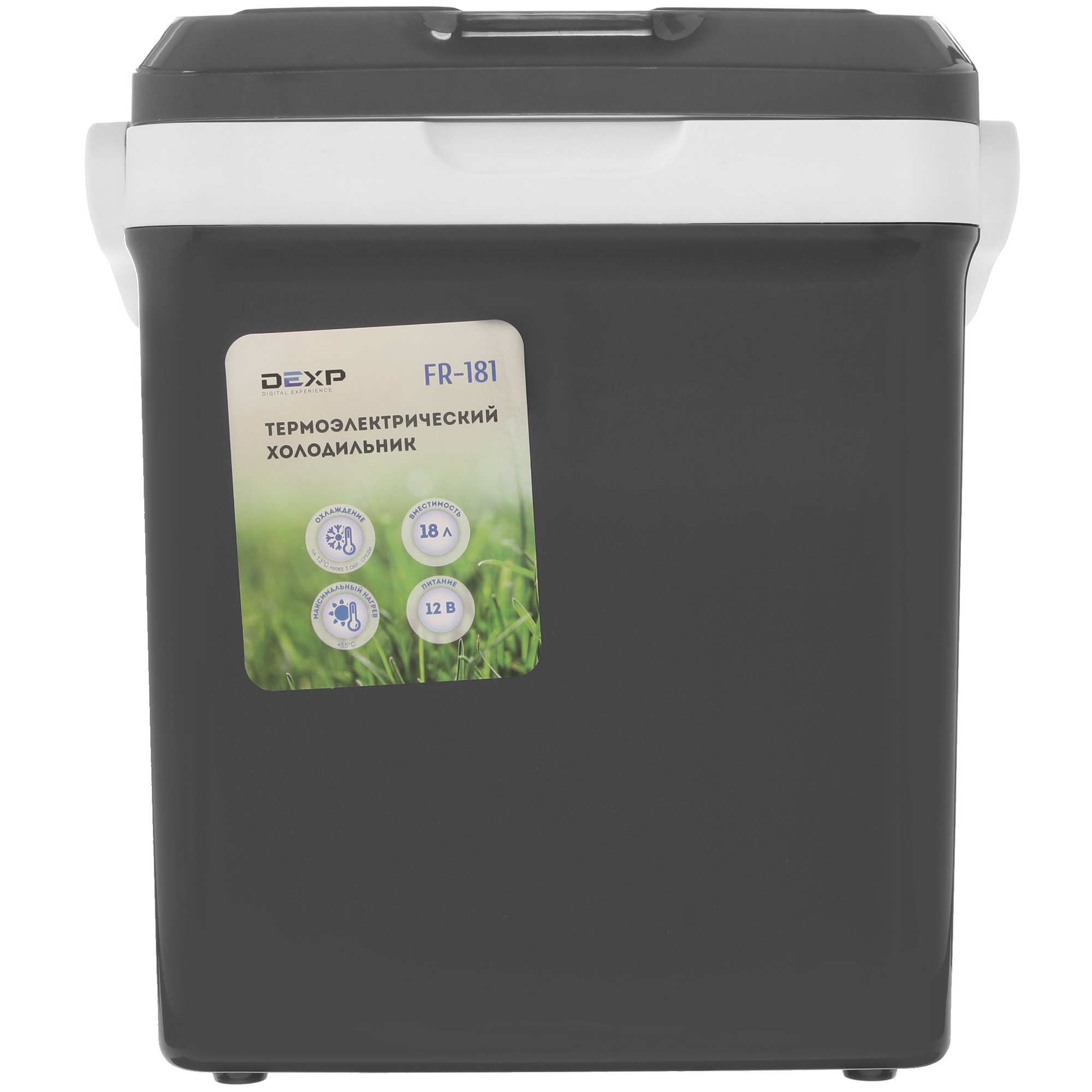 1605649 Холодильник автомобильный DEXP FR-181 серый STDN-0133877 - Вид №1