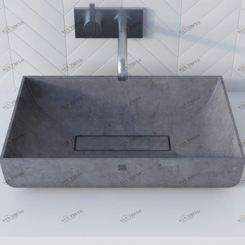 WВ605SERYJ Накладная раковина на столешницу  прямоугольная BetOn 