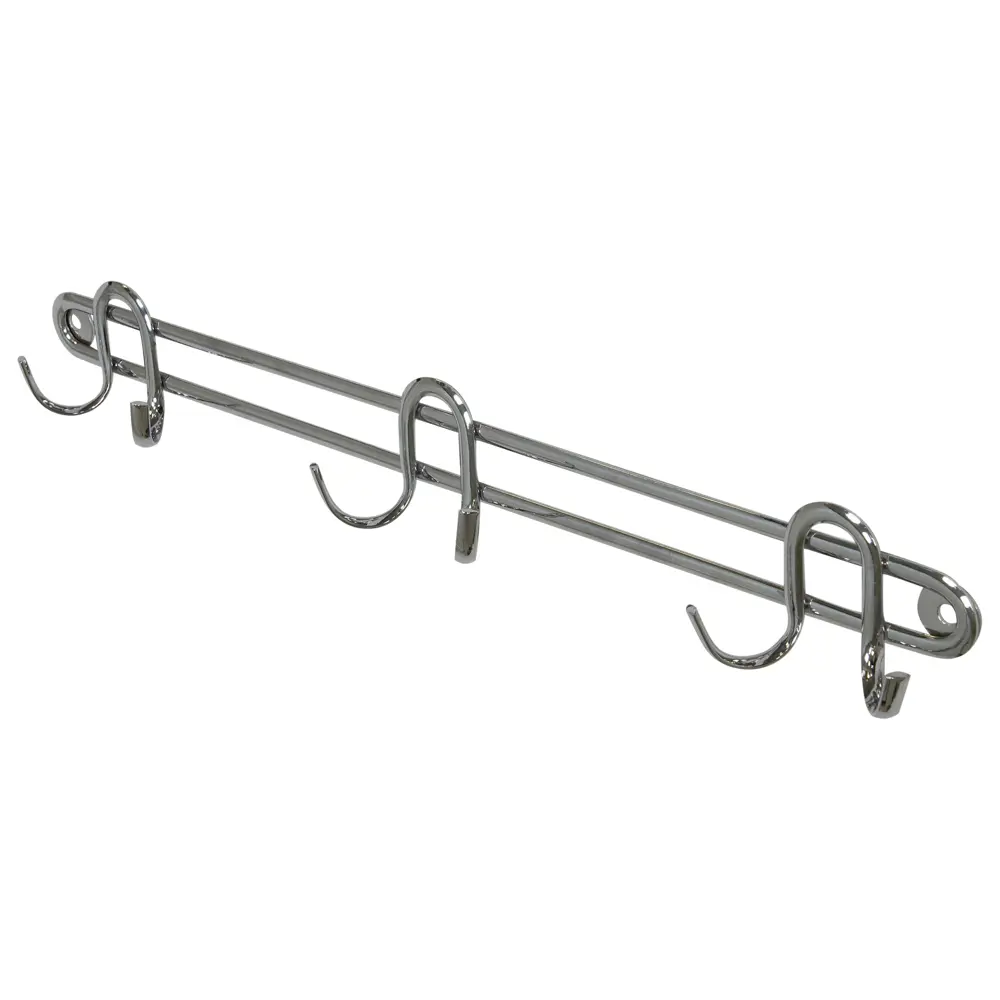 Планка 6 крючков цвет хром SWENSA STLM-2076485