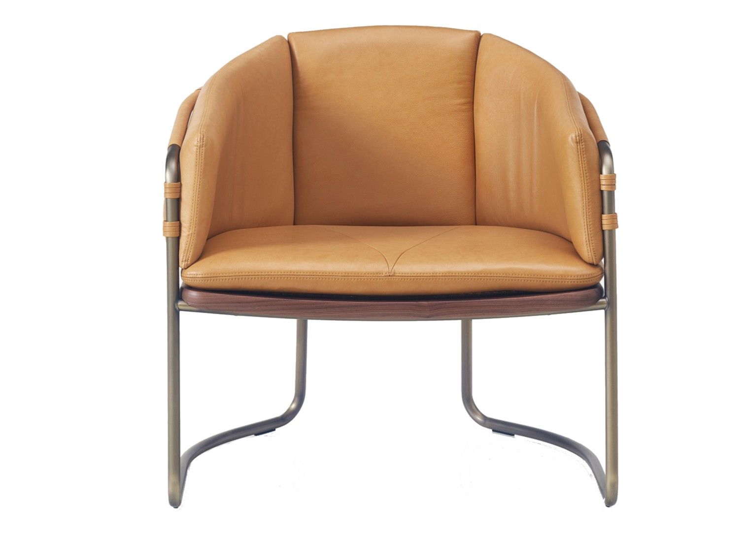 Мягкое кожаное кресло с подлокотниками BassamFellows ARCH-00068952 - Вид №13