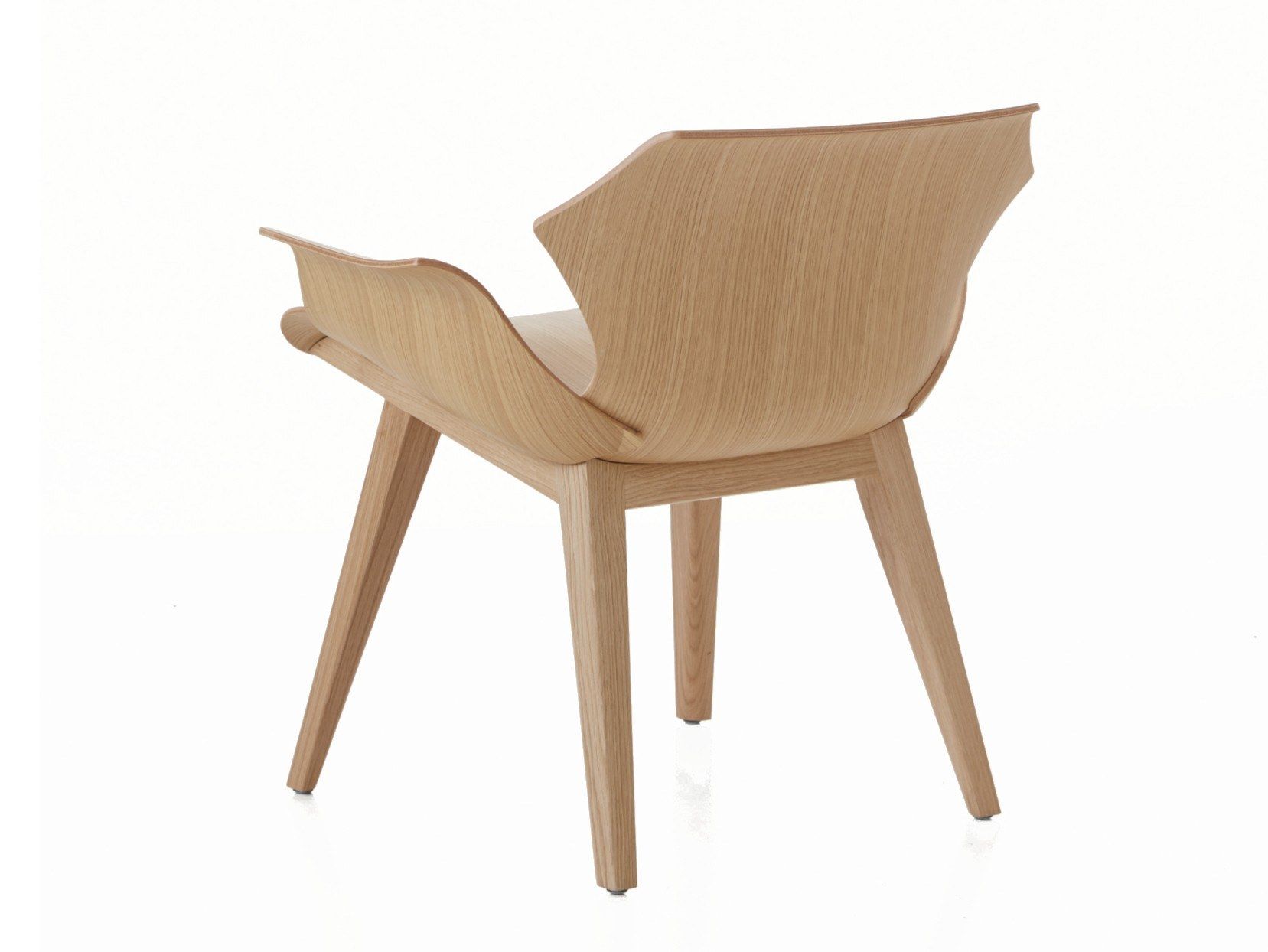 Деревянный стул с подлокотниками BassamFellows Petal ARCH-00119260 - Вид №1