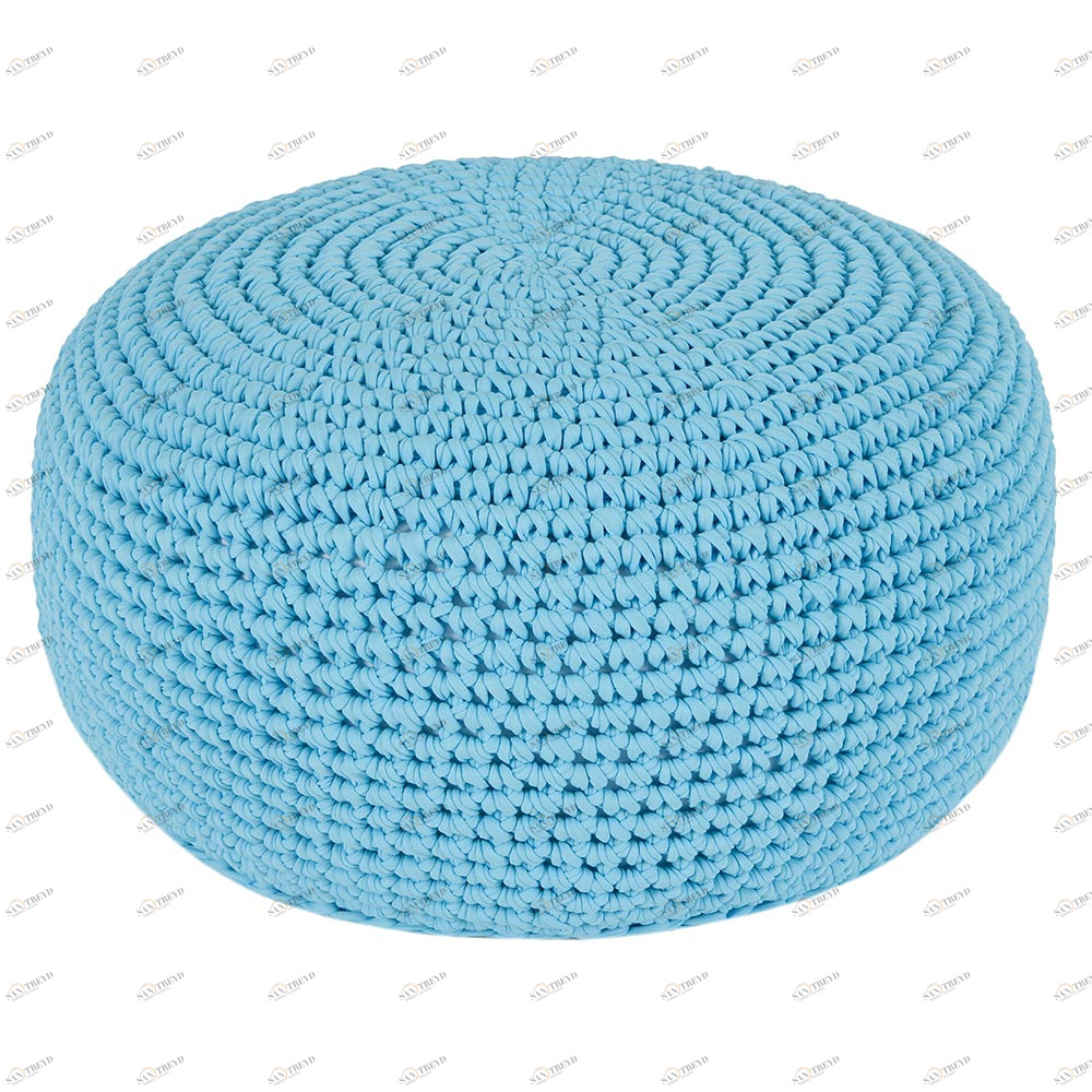 Вязаный пуф Голубой VAMVIGVAM  281932 Голубой Santreyd 