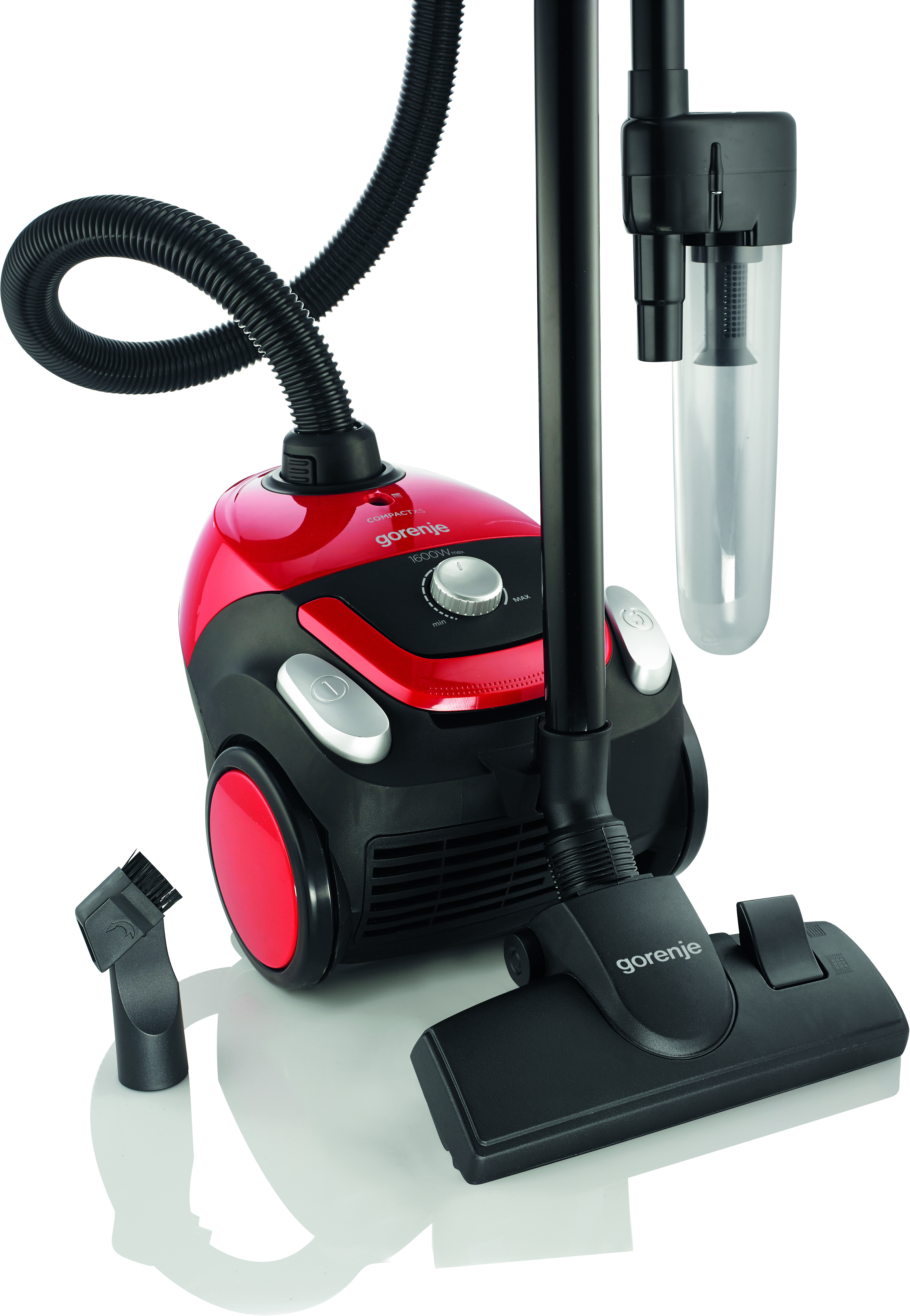 VC1615CXR Пылесос мешковый / пылесос мешковый 1600вт, красный Gorenje Santreyd  - Вид №2