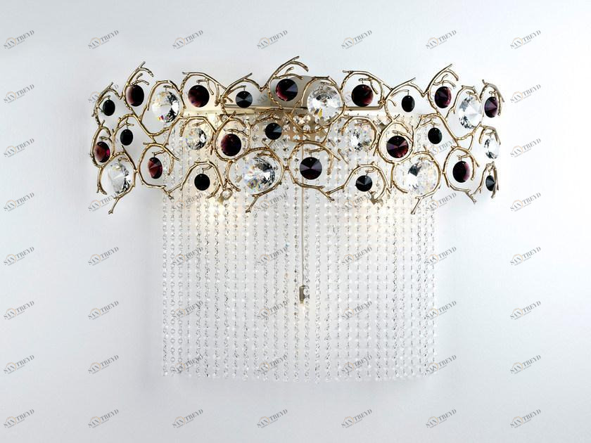 Serip Галогенный бра из бронзы с кристаллами Diamond Ap1424/6