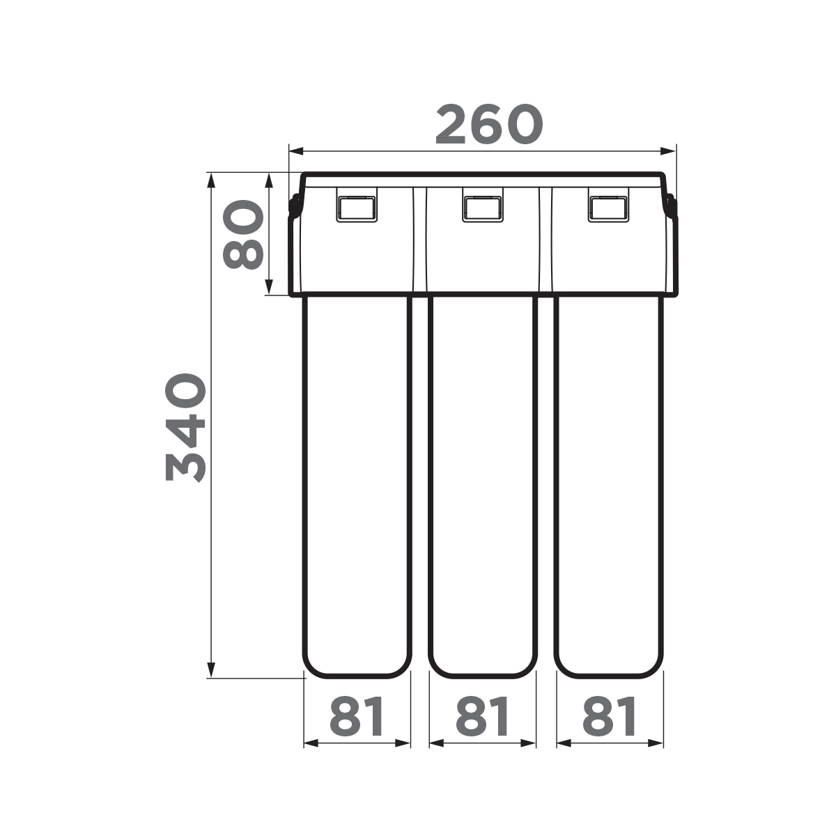 Фильтр под мойку Pure Drop Lite OMOIKIRI 4998028  - Вид №4