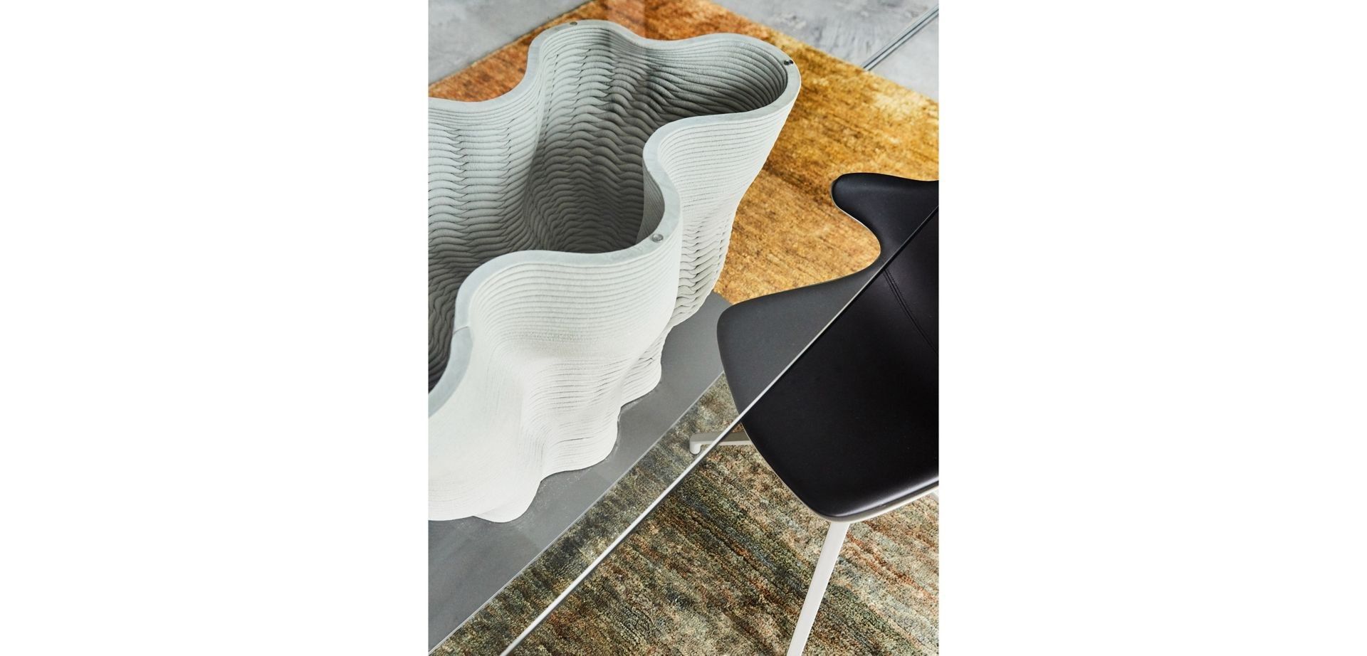 Прямоугольный стол с основанием из цемента 3D печать ROCHE BOBOIS CORAIL ARCH-00141882 - Вид №4