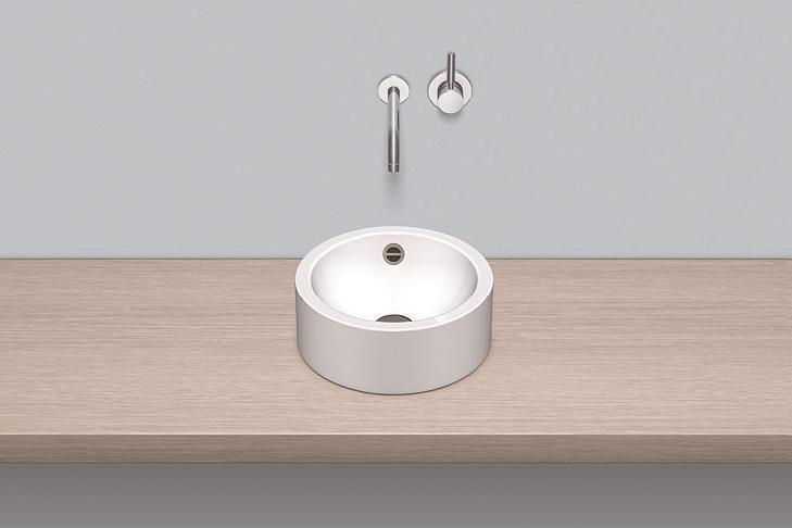 3000200401 Надставная раковина, ab.k325.2, белая, противомикробное Alape серия K 