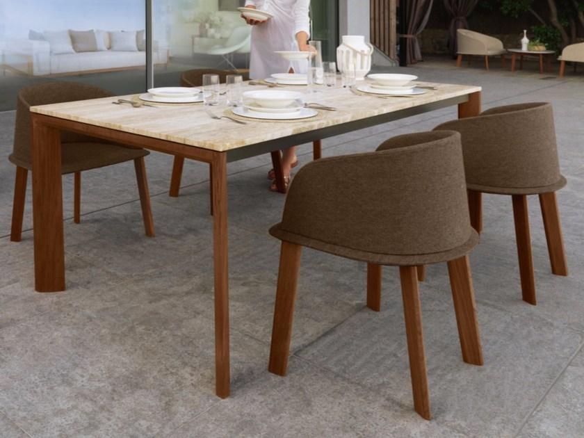 Talenti Прямоугольный обеденный стол Cleo teak Cletp - Вид №2