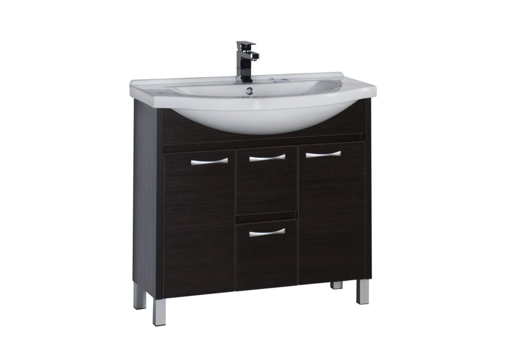 Тумба под раковину Aquanet Донна 100 венге sun-id-270521 - Вид №1