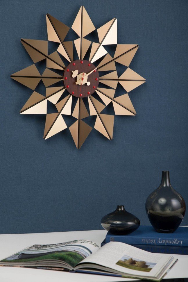 Часы настенные золотые Tomas Stern 8025 TOMAS STERN СОЛНЦЕ 00-3872729 Золото  - Вид №2