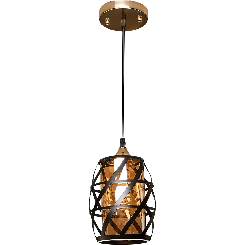 88038443 Светильник подвесной De City Соло 60 Вт E27 220 В спирали цвет черный STLM-0911067  - Вид №2