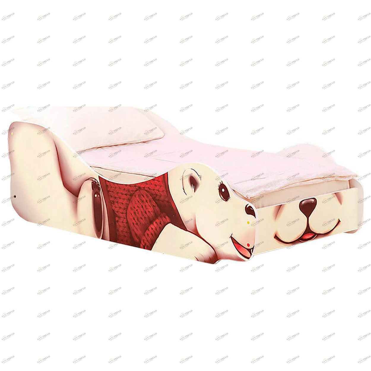 Детская кровать "Полярный мишка Умка" БЕЛЬМАРКО  326784 Молочный Santreyd 