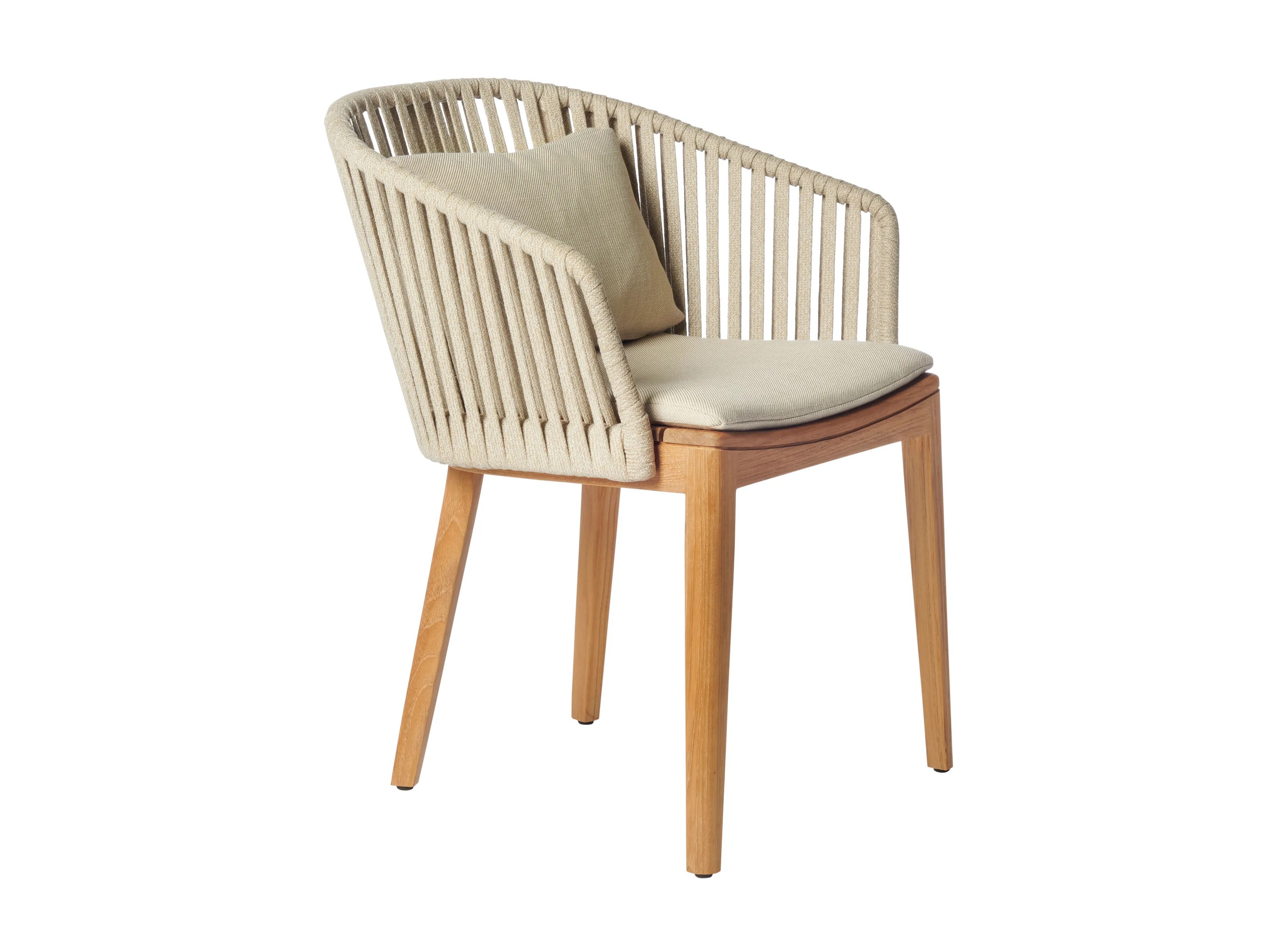 Стул для сада из тикового дерева с подлокотниками TRIBÙ Mood ARCH-00068462