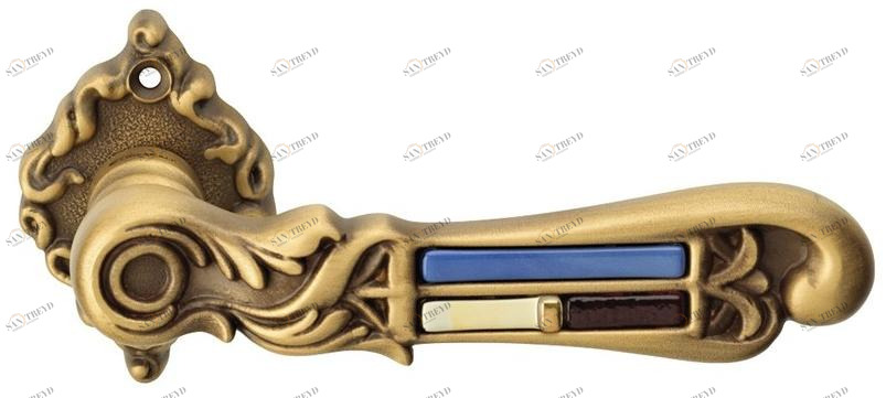 LINEA CALI' Ручка из хромированной латуни на розетке Tiffany vetro sun-id-1406624