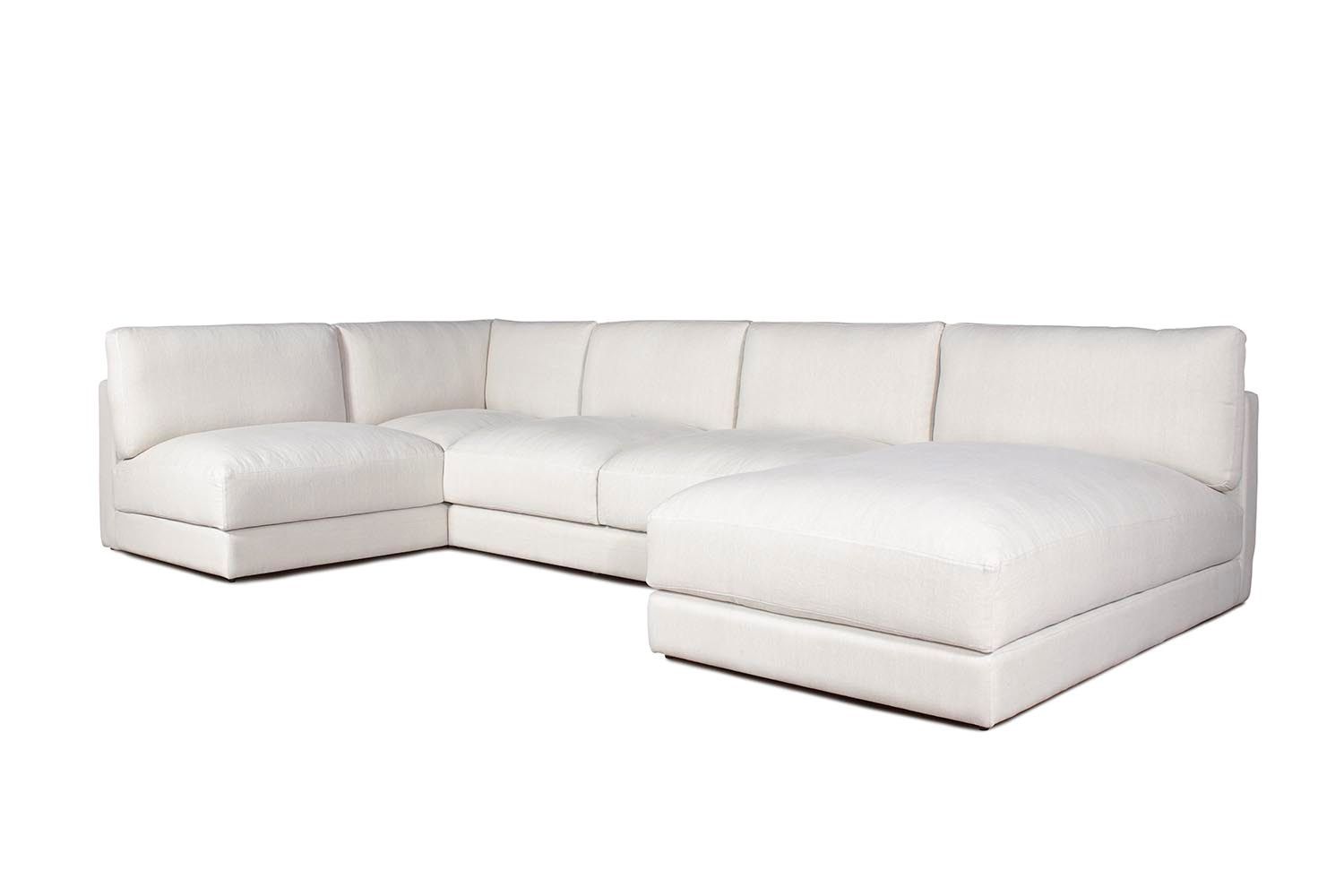 Тканевый диван с полуостровом CREARTE COLLECTIONS NUVO ARCH-00009979