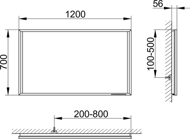 19097012503 Зеркало с подсветкой KEUCO Edition 90 - Вид №4