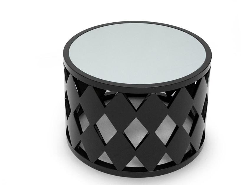 Mytto Круглый журнальный столик из лакированного дерева Larforma sun-id-1492581 - Вид №7