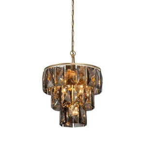 Люстра подвесная золотистая Vitaluce V5276-8/6+1 VITALUCE ДИЗАЙНЕРСКИЕ 00-3887924 Золото