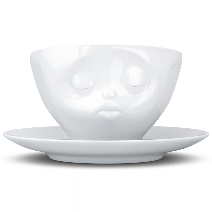 T01.42.01 Чайная пара tassen kissing 200 мл белая Tassen by FIFTYEIGHT PRODUCTS 