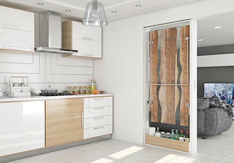 PROTEK® Рама стойки для раздвижной двери с деревянным столом Bigfoot® sun-id-1482796 - Вид №1