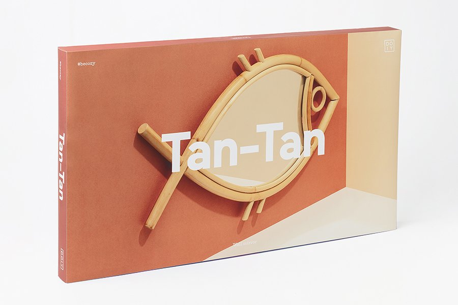 Зеркало настенное коричневое Tan-Tan M DOIY ДИЗАЙНЕРСКИЕ 00-3880892 Коричневый  - Вид №3