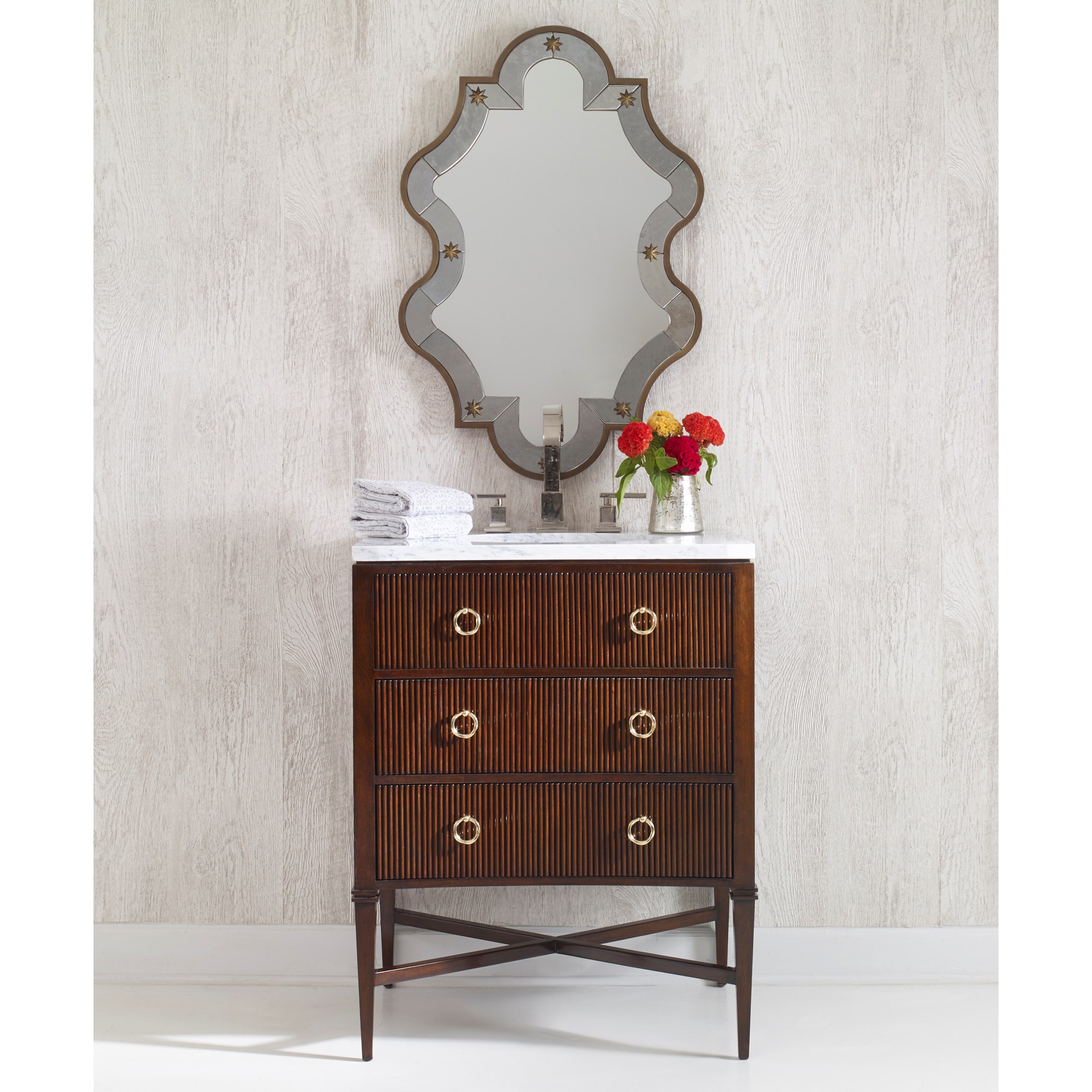 Тумбочка, Petite (до 33,5) 09170-110-301 Reeded Sink Chest Ambella  - Вид №4