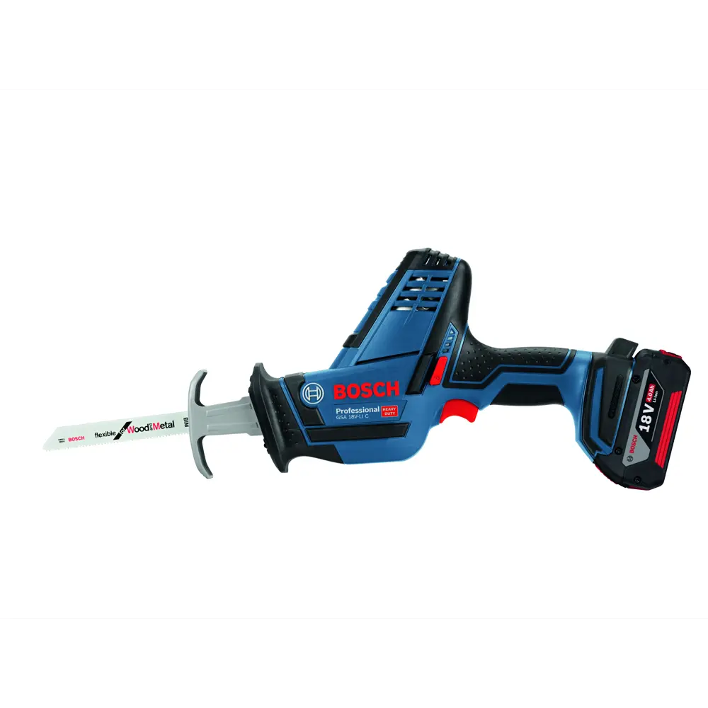 Пила сабельная аккумуляторная бесщёточная Bosch GSA 18V-LI C Professional, 0615990M3Y, 18 В Li-Ion 1x4 Ач 88109917 STLM-2117912 BOSCH PROFESSIONAL  - Вид №2