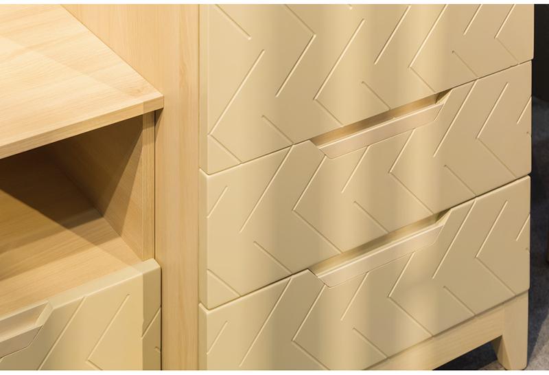 1406 Шкаф одностворчатый универсальный Сканди 60 см Жемчужно-белый R-HOME 4009261h_Жемчуг - Вид №5