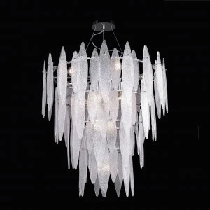 Люстра дизайнерская Weve 2 белая Solaris SP16 CRYSTAL LUX ДИЗАЙНЕРСКИЕ, CRYSTAL 056961 Белый