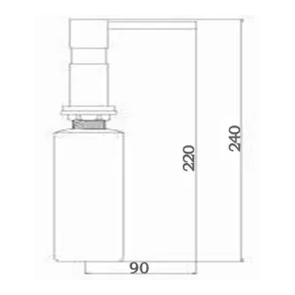 Дозаторы для мойки SSA-011-LG SEAMAN  - Вид №1