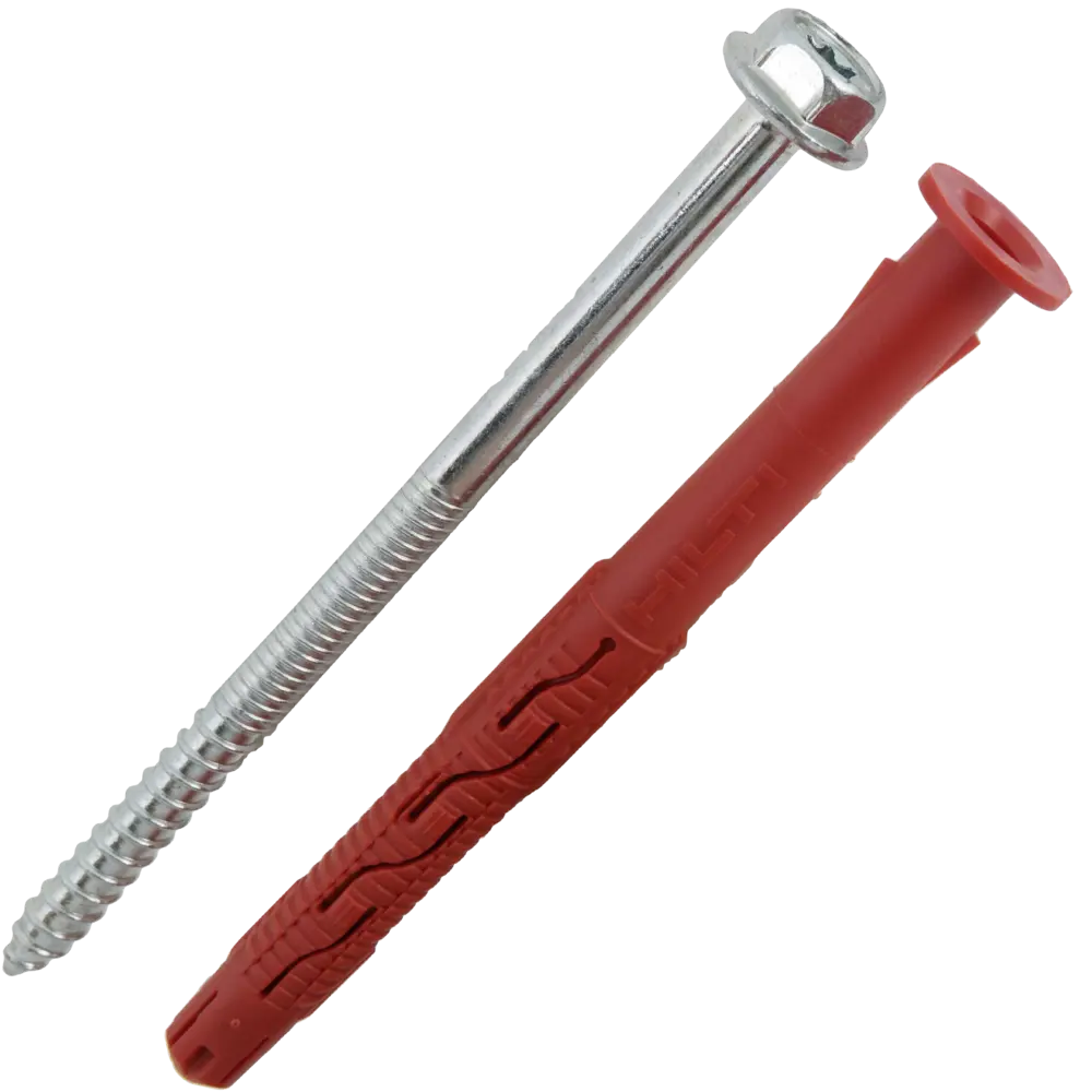 Дюбель фасадный Hilti HRD-H 10x140 мм нейлон/оцинкованная сталь цвет красный 20 шт. 82656586 STLM-2143889  - Вид №1