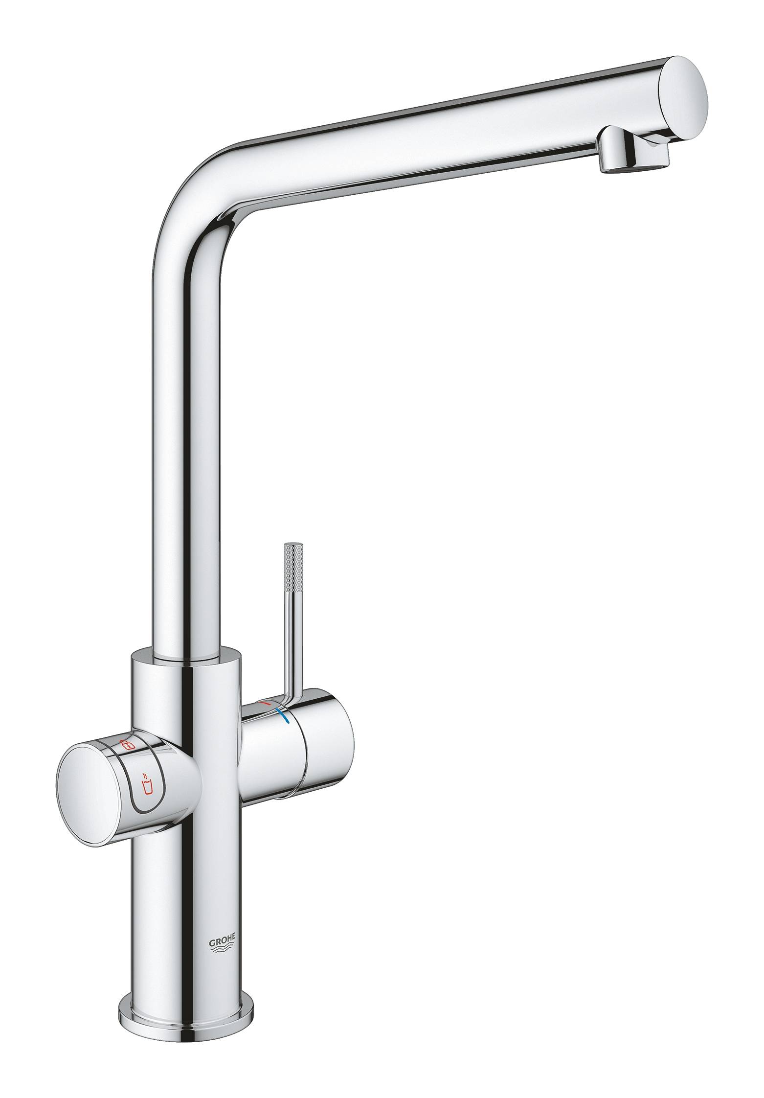 Комплект со смесителем для кухни GROHE Red Duo New, бойлер L-size, хром (30325001) - Вид №1