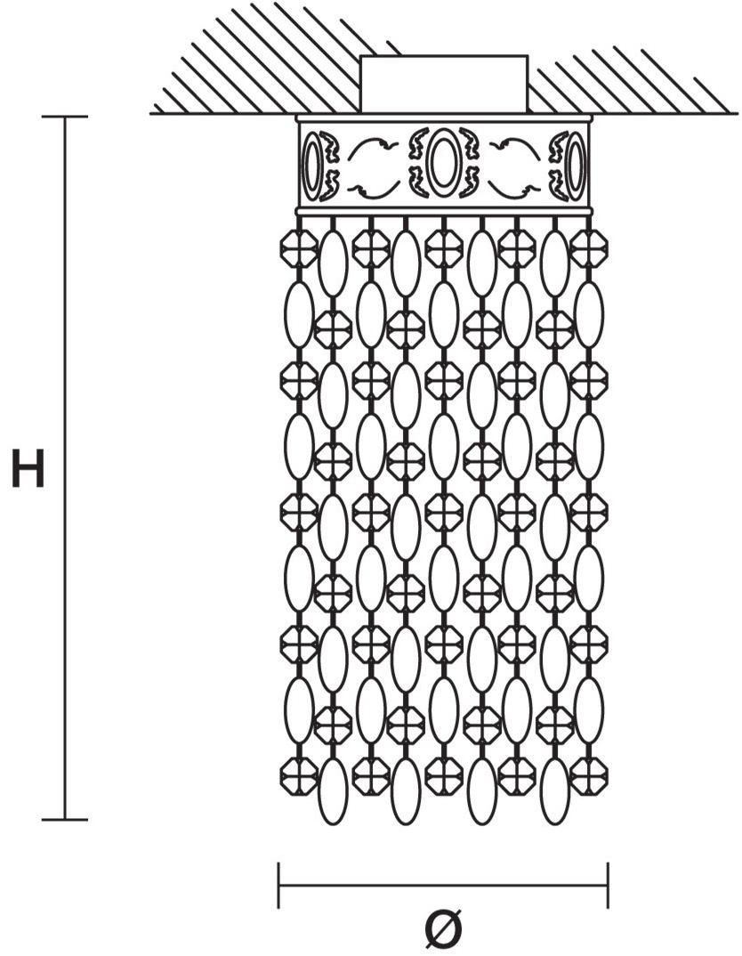 Masiero Круглый полувстраиваемый светильник из латуни для подвесных потолков Brass & spots sun-id-1515609 - Вид №3