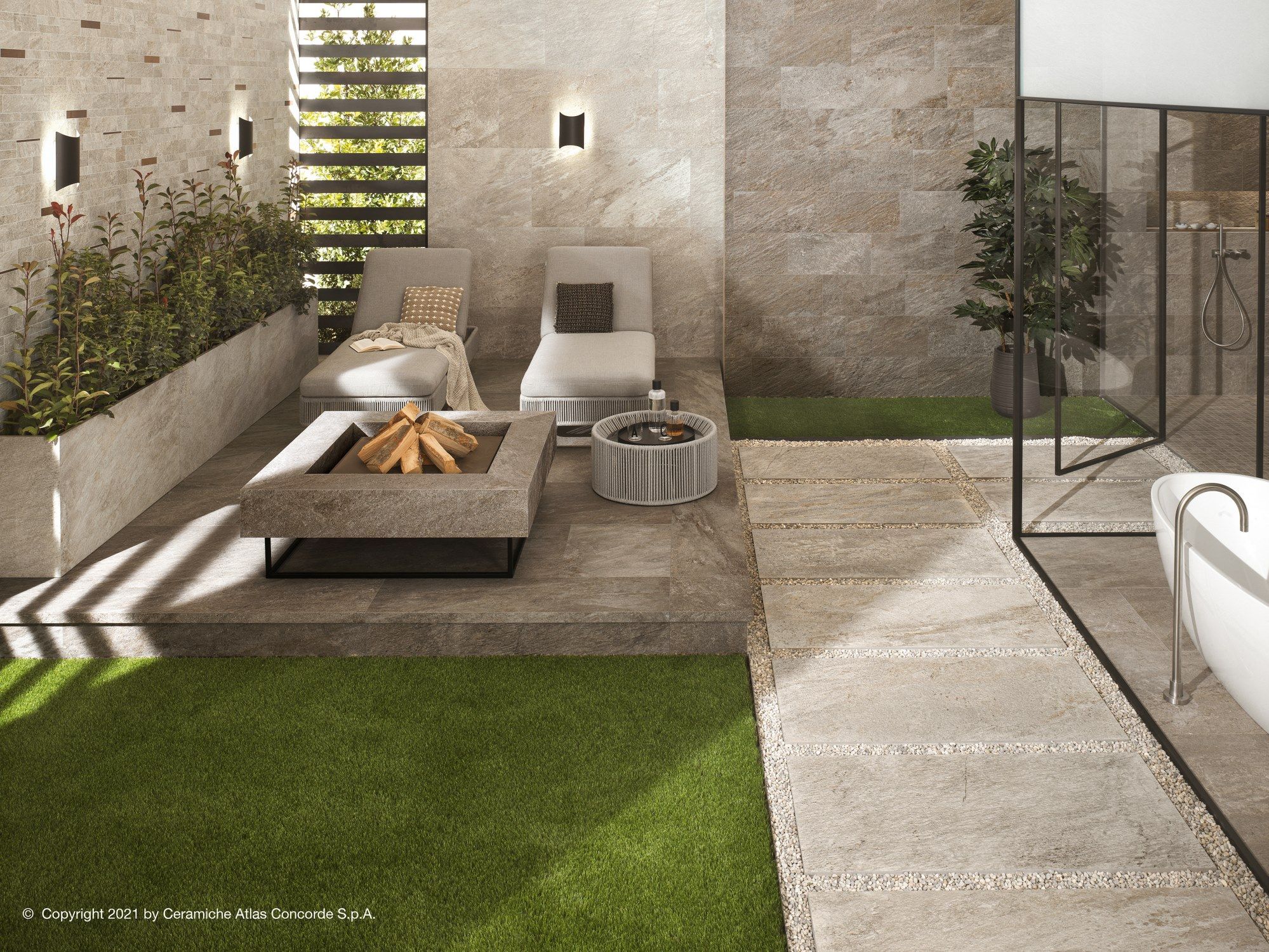 Мозаика из керамогранита с эффектом камня Atlas Concorde Norde ARCH-00107552 - Вид №1