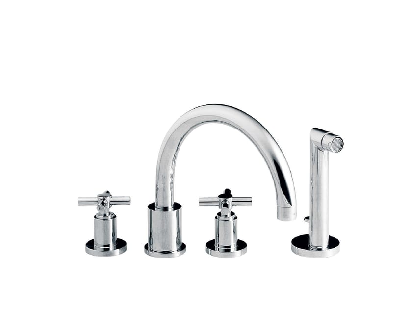 Набор для ванны с 4 отверстиями и ручным душем rvb SULLY ARCH-00069057