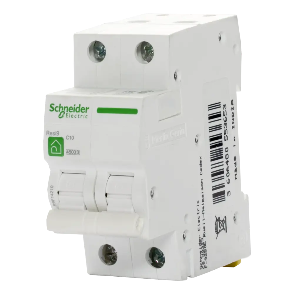 Автоматический выключатель Schneider Electric Resi9 2P С10 А 4.5 кА 16591319 STLM-2069378 