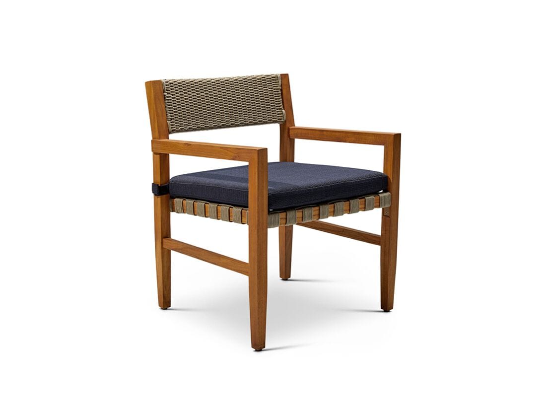 Стул для сада из тикового дерева с подлокотниками Walters курорт ARCH-00118168