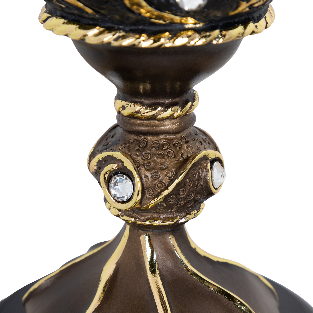 42009 Часы настольные Наследие Фаберже Бронза BOGACHO 4627138242131 - Вид №2