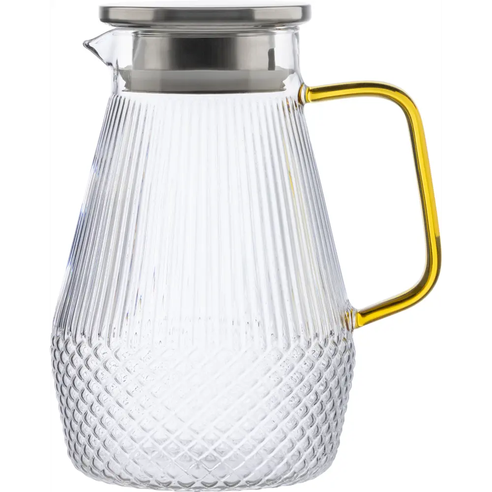 Кувшин 1.6 л Leonord с крышкой стекло цвет прозрачный Santreyd STLM-2145443 - Вид №1