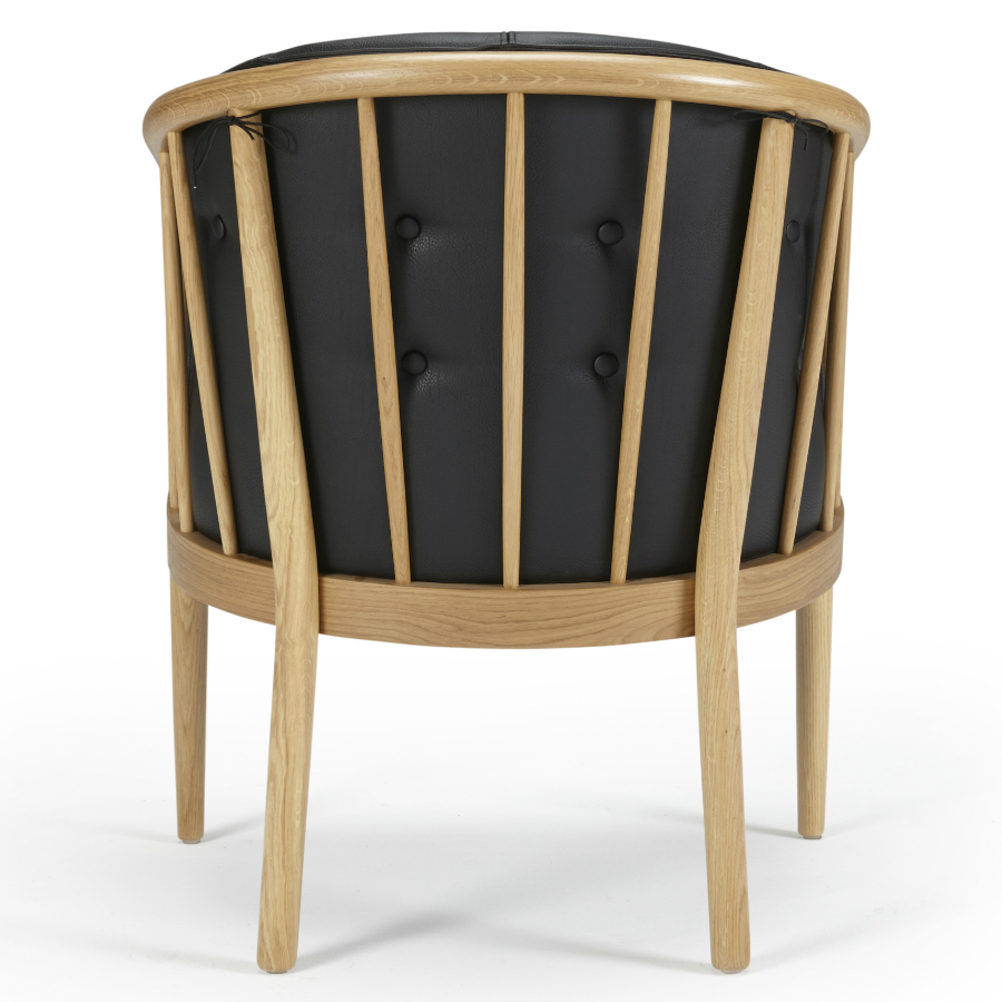 Кресло с восемью кнопками Anna, дуб, черное Kragelund 40600202800 - Вид №5